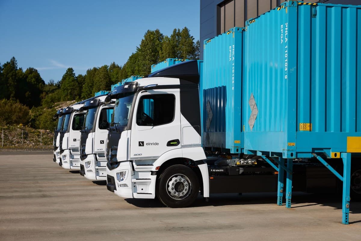 Amazon Bets on Swedish EV Startup Einride for Electric Truck Fleet