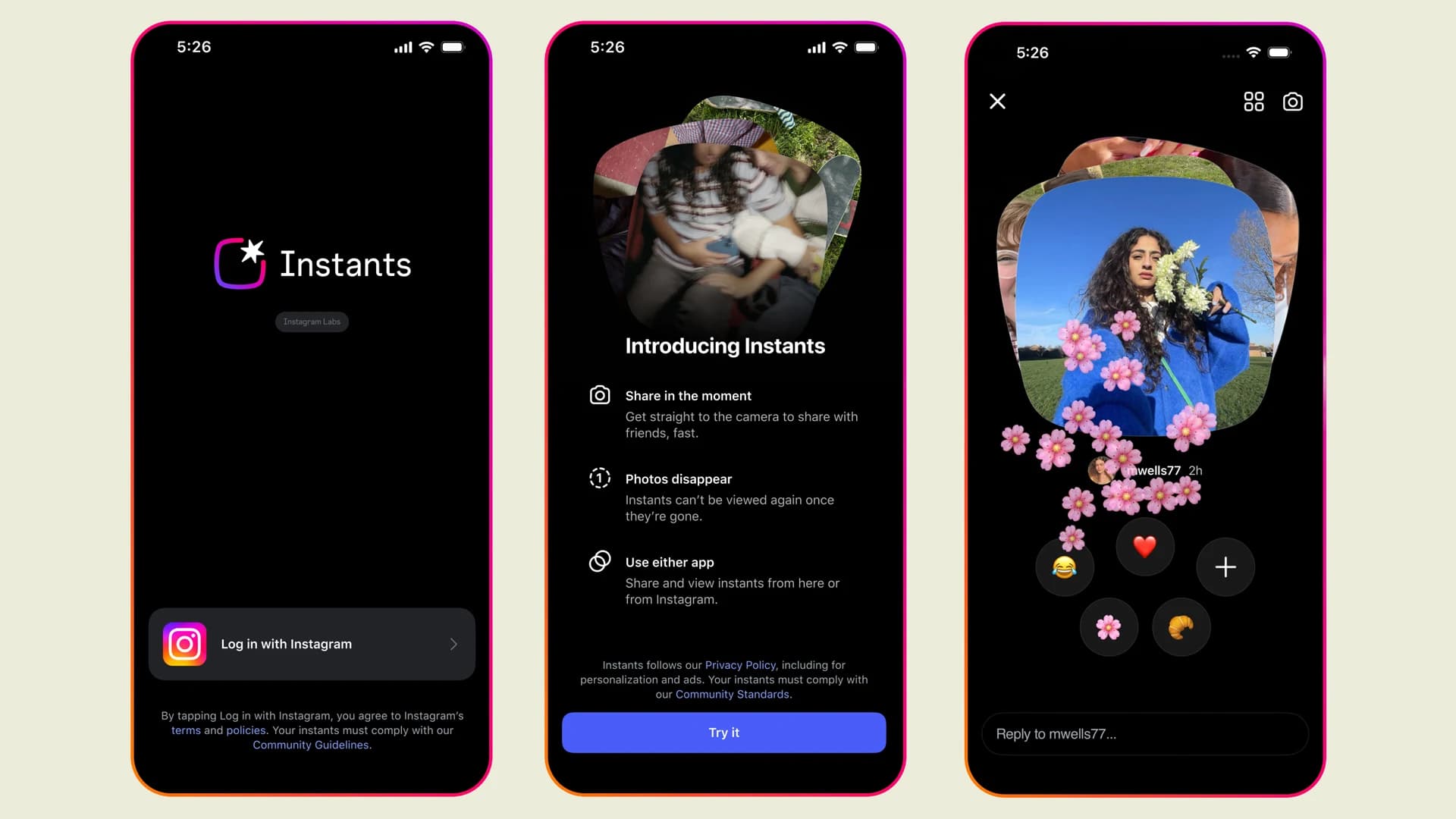Meta's Instagram Launches 'Instants' to Compete With Snapchat