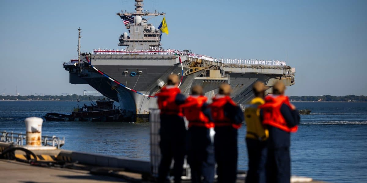USS Ford Returns from Historic Deployment Supporting Middle East Operations