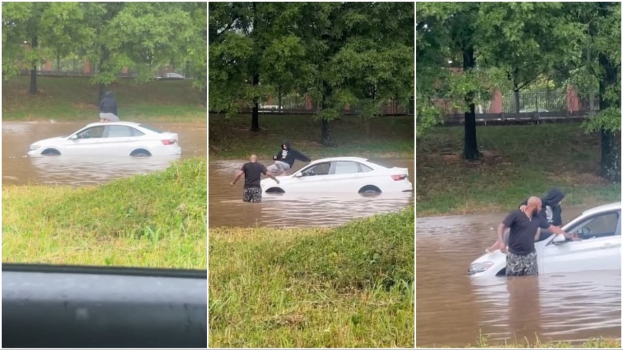 Atlanta Veteran's Quick Thinking Saves Driver During Flash Flood