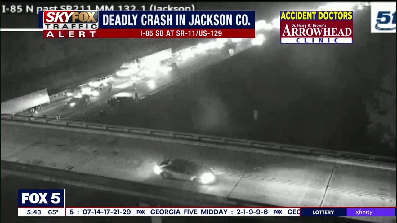 I-85 Closure in Jackson County Disrupts Metro Atlanta Supply Chain