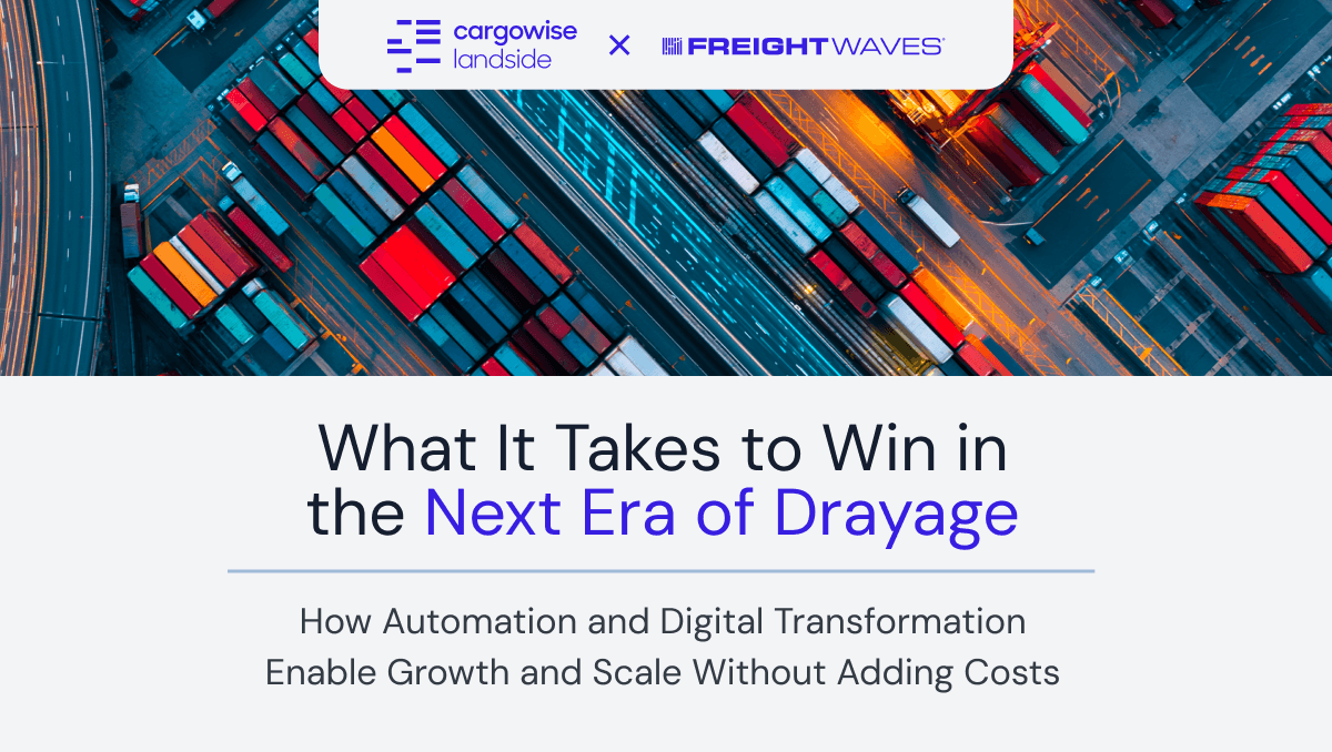 Drayage Operators Navigate Margin Pressure With Tech Solutions