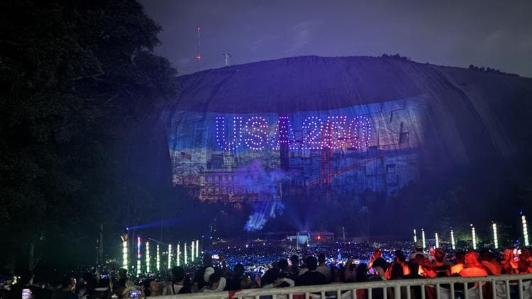 Stone Mountain Park Draws Thousands for July 4 Celebration