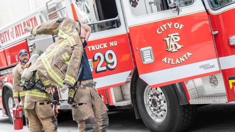 MARTA Bus Collides with USPS Vehicle on Atlanta Street