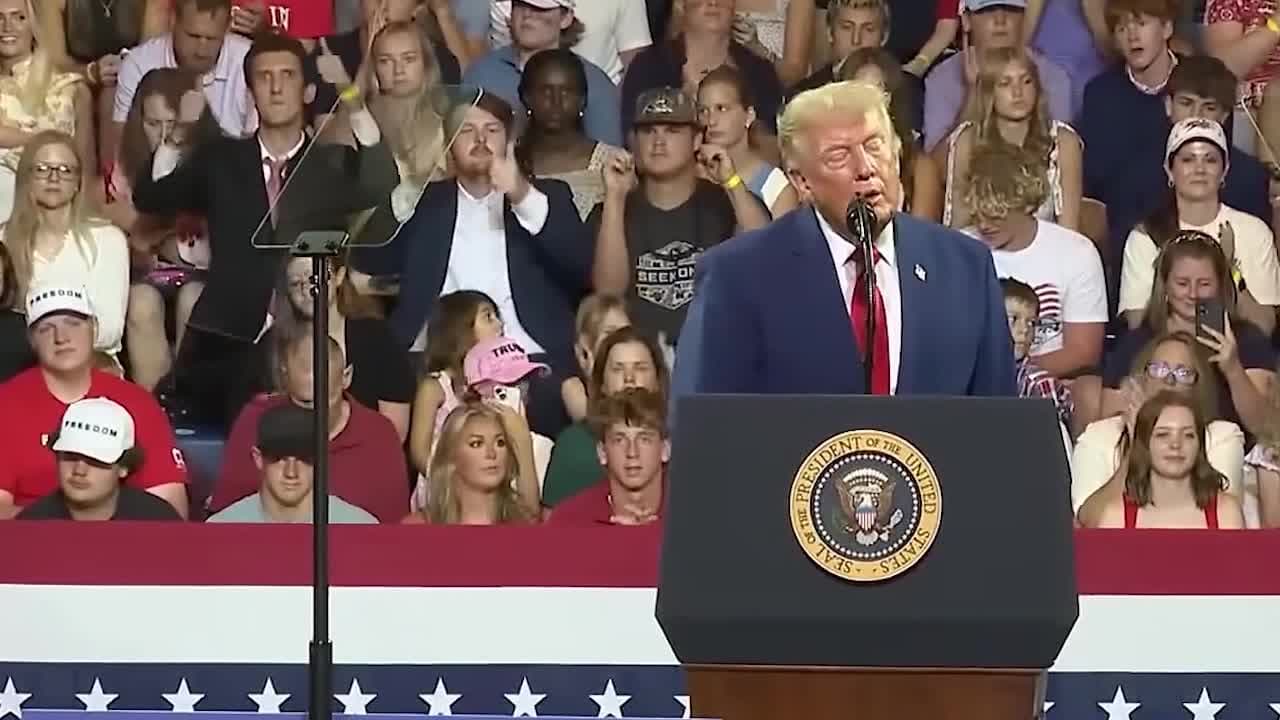 Wheeler High Graduate's Viral Moment at Marietta Rally