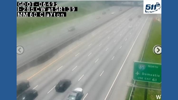 I-285 Westbound Crash Near Airport Cleared; Traffic Restored