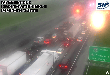 I-285 Crash Disrupts Atlanta's Critical Commerce Corridor
