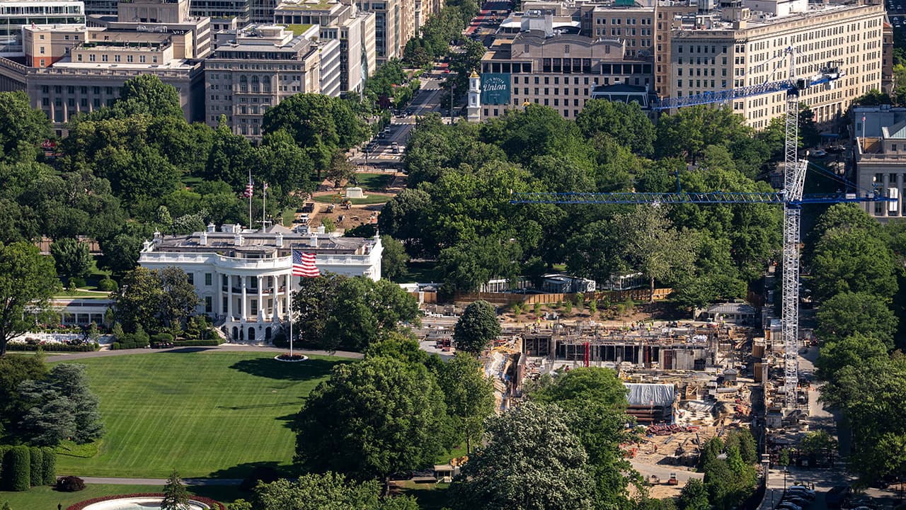 White House Ballroom Funding Plan Blocked from Budget Bill