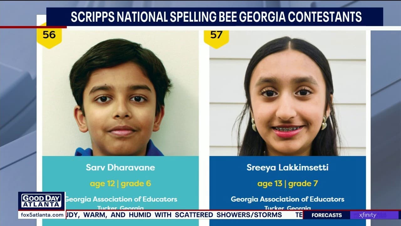 Georgia Students Advance to National Spelling Bee Competition