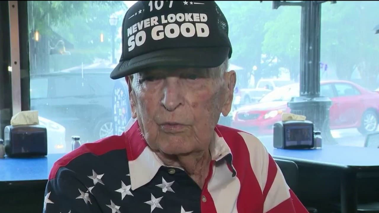 Cobb County Honors State's Oldest WWII Veteran at 107