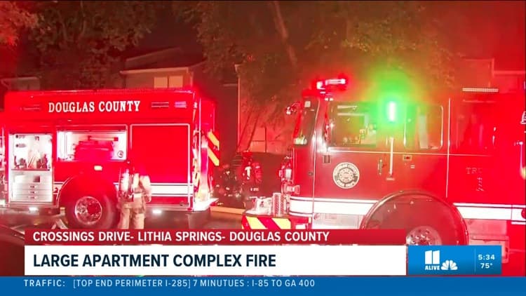 Lithia Springs Apartment Fire Displaces Residents, Damages Multiple Units