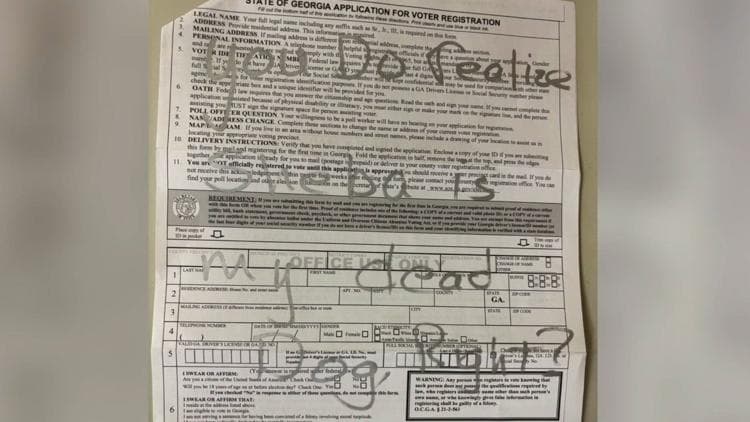 Georgia SoS Investigates Voter Registration Mail Mix-Up