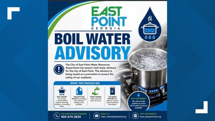 East Point Water Main Break Disrupts Service, Triggers Extended Advisory