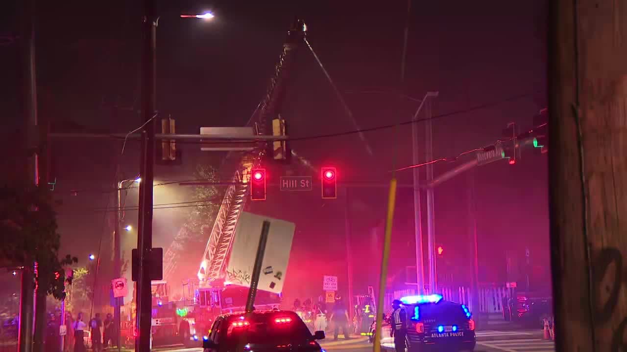 Fire Damages Woodward Avenue Property in Atlanta